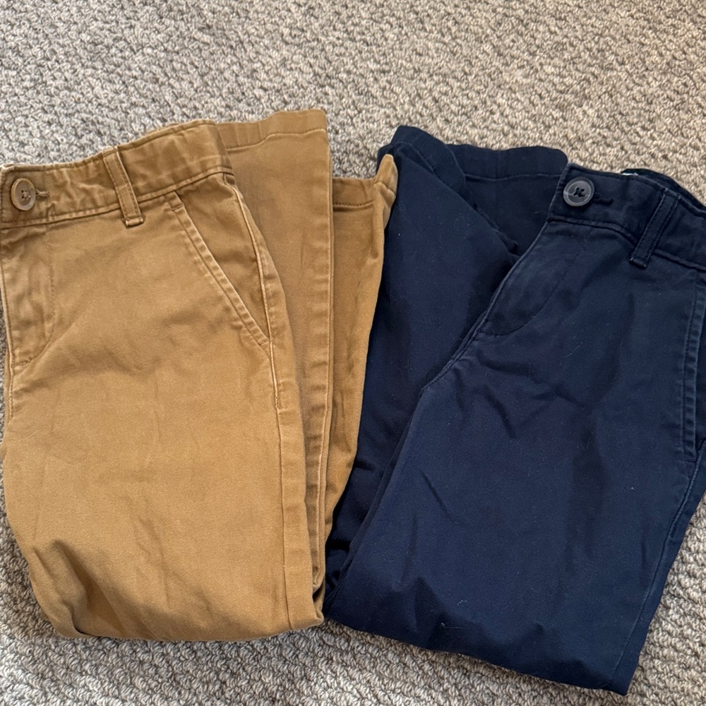 Class Club Boys Chinos in Navy and Tan
